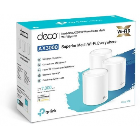 WRL MESH ROUTER 3000MBPS/DECO X60(3-PACK) TP-LINK - 4
