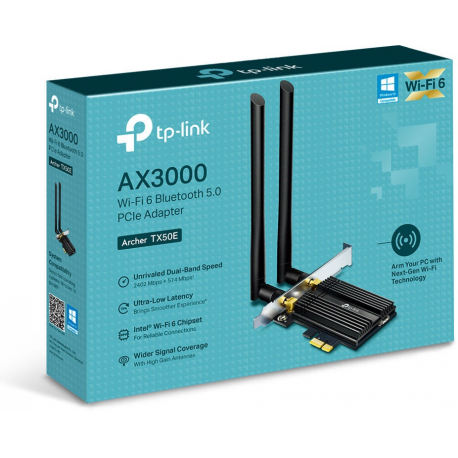 TP-Link Archer TX50E - network adapter - PCIe - 1