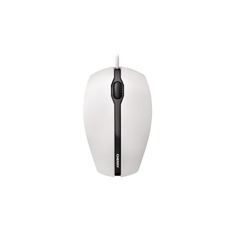 CHERRY GENTIX - Mouse - right and left-handed - optical - 3 buttons - wired - USB - grey, white - 0