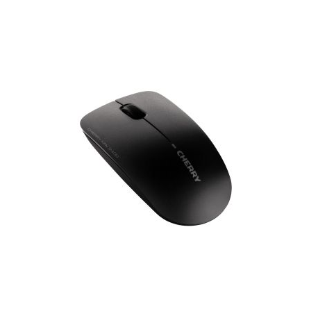 CHERRY MW 2400 - Mouse - right and left-handed - optical - 3 buttons - wireless - 2.4 GHz - USB wireless receiver - black - 1