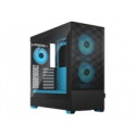 Fractal Design Pop Air RGB - Tower - ATX (tempered glass) - no power supply (ATX) - cyan - USB / Audio - for Fractal Design Model D, Type D
