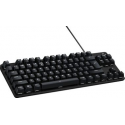 Logitech G G413 TKL SE - Keyboard - backlit - USB - QWERTY - Nordic (Danish / Finnish / Norwegian / Swedish) - key switch: Tactile - black - for Windows 10; 11; Logitech G G502; Microsoft Get Genuine Kit for Windows 11