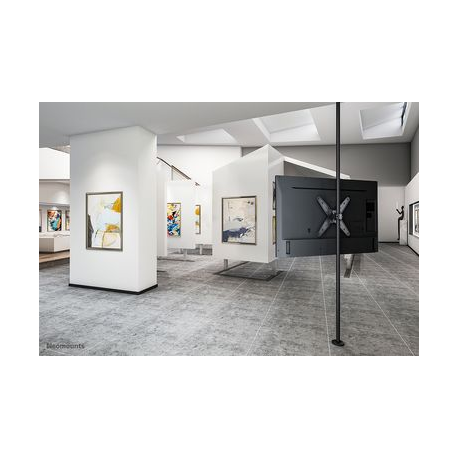 Neomounts by Newstar FL40-430BL14 - Mounting kit (pole mount) - full-motion - for TV - black - screen size: 32"-55" - 2