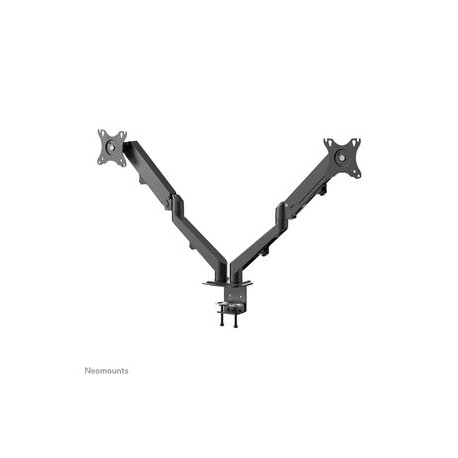 Neomounts by Newstar DS70-700BL2 - Mounting kit (desk mount) - for 2 LCD displays (full-motion adjustable dual arm) - black - screen size: 17"-27" - clamp mountable - 5