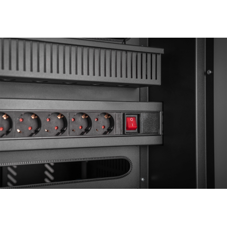 DIGITUS DN-45002 - Cart (charge only) - for 30 tablets  /  notebooks - lockable - steel - black, RAL 9005 - screen size: up to 15.6" - output: 5 V - 5