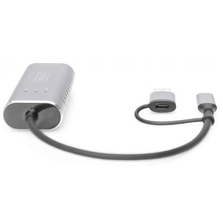 DIGITUS DN-3028 - Network adapter - USB-C  /  USB-A - 2.5GBase-T - grey - 1