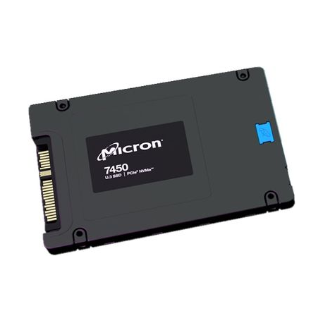 Micron 7450 PRO - SSD - 3.84 TB - internal - 2.5" - U.3 PCIe 4.0 (NVMe) - 0