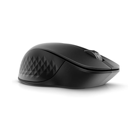 HP 435 - Mouse - ergonomic - 5 buttons - wireless - Bluetooth, 2.4 GHz - Bluetooth USB adapter - jack black - for ProBook 440 G8, 445 G9, 455 G8, 45X G9; ZBook Power G9, Studio G9; ZBook Fury 15 G8 - 4