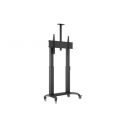 Multibrackets M Motorized Public Floorstand Dual Pillar 180 HD - Cart - motorised - for flat panel /video conference camera - aluminium - black - screen size: 75"-110"
