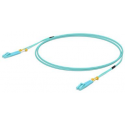 Ubiquiti UniFi - Patch cable - LC multi-mode (M) to LC multi-mode (M) - 0.5 m - fibre optic - duplex - 50 / 125 micron - OM3 - turquoise