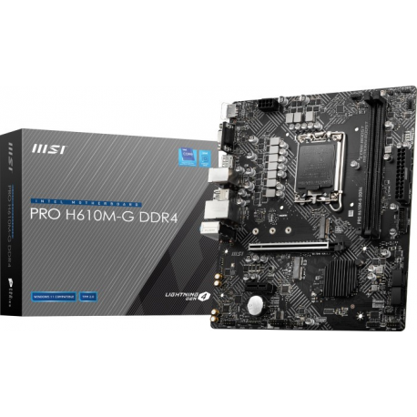 MB H610 S1700 MATX/PRO H610M-G DDR4 MSI - 5
