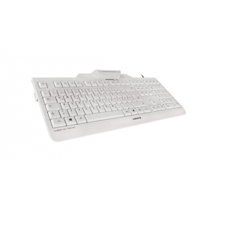 CHERRY KC 1000 SC - Keyboard - USB - Pan Nordic - key switch: CHERRY LPK - pale grey - 1