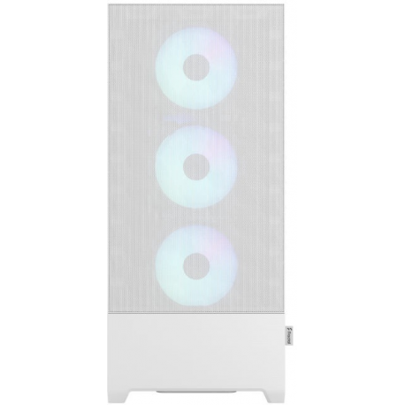 Fractal Design Pop XL Air RGB - Tower - extended ATX - no power supply (ATX) - white TG clear tint - USB / Audio - 5