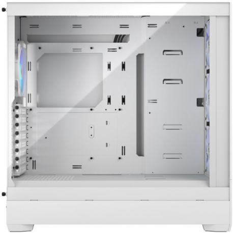 Fractal Design Pop XL Air RGB - Tower - extended ATX - no power supply (ATX) - white TG clear tint - USB / Audio - 9