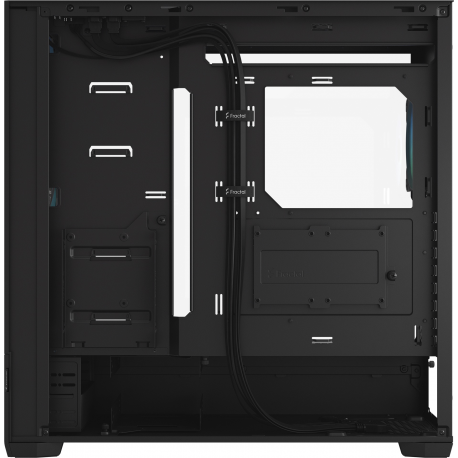 Fractal Design Pop XL Air RGB - Tower - extended ATX - no power supply (ATX) - black TG clear tint - USB / Audio - 6