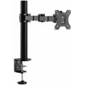 LogiLink - Mounting kit - for LCD display (adjustable arm) - steel - black - screen size: 17"-32" - desk-mountable