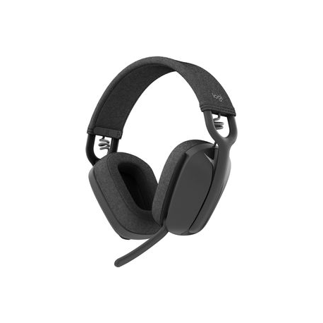 Logitech Zone Vibe 100 - Headset - full size - Bluetooth - wireless - graphite - 0