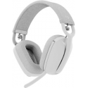 Logitech Zone Vibe 100 - Headset - full size - Bluetooth - wireless - off-white