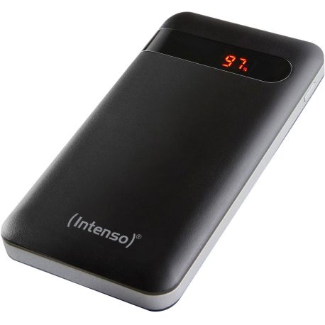 Intenso Powerbank PD10000 - Power bank - 10000 mAh - 3 A - QC 3.0 (USB-C) - on cable: USB-C - black - 1