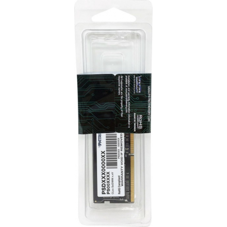 Patriot Signature Line - DDR4 - module - 16 GB - SO-DIMM 260-pin - 3200 MHz  /  PC4-25600 - CL22 - 1.2 V - unbuffered - non-ECC - 4