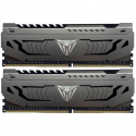 Patriot Extreme Performance Viper Steel - DDR4 - kit - 32 GB: 2 x 16 GB - DIMM 288-pin - 3600 MHz  /  PC4-28800 - CL18 - 1.35 V - unbuffered - non-ECC - black, gunmetal gray