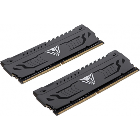 Patriot Extreme Performance Viper Steel - DDR4 - kit - 32 GB: 2 x 16 GB - DIMM 288-pin - 3600 MHz  /  PC4-28800 - CL18 - 1.35 V - unbuffered - non-ECC - black, gunmetal gray - 1