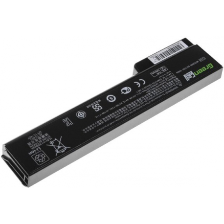 Green Cell PRO - Laptop battery (equivalent to: HP CC06, HP HSTNN-DB1U) - Lithium Ion - 6-cell - 5200 mAh - black - for HP EliteBook 8460p, 8460w, 8470p, 8560p, 8570p; ProBook 6460b, 6560b, 6570b - 1