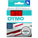 DYMO D1 - Glossy - black on red - Roll (1.9cm x 7m) 1 cassette(s) tape - for LabelMANAGER 360, 400, 420, 450, 500, PC, PC2, Wireless PnP; LabelPOINT 300, 350