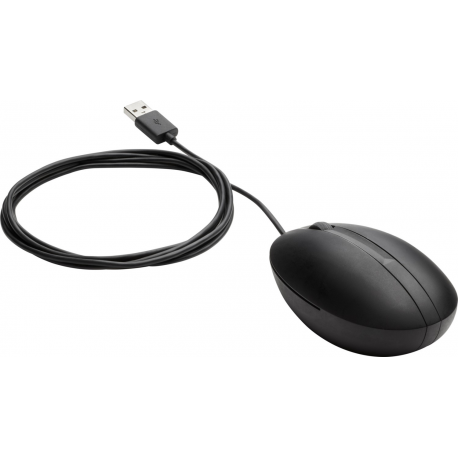 HP 320M - Mouse - optical - wired - USB - for EliteBook 830 G6; Presence Small Space Solution with Microsoft Teams Rooms - 3