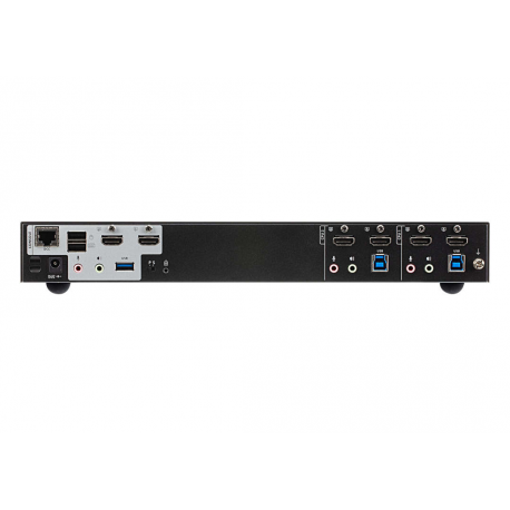 ATEN CS1842 2-Port USB 3.0 4K HDMI Dual Display KVMP Switch - KVM / audio / USB switch - 2 x KVM / audio / USB - 1 local user - desktop - 1