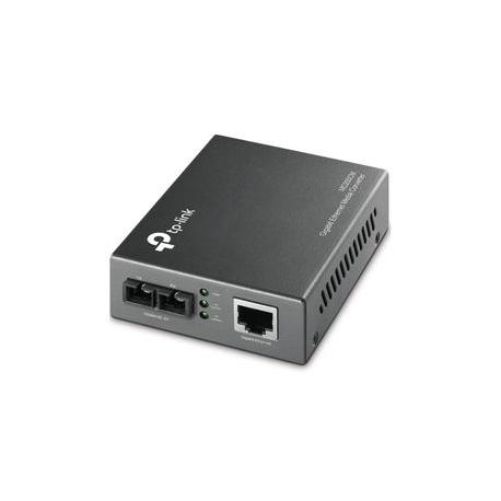 TP-Link MC200CM - Fibre media converter - GigE - 1000Base-SX, 1000Base-T - RJ-45 / SC multi-mode - up to 550 m - 850 nm - for P/N: TL-MC1400, TL-SG3452XP V1 - 0