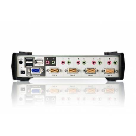 ATEN CS1734B - KVM  /  audio  /  USB switch - 4 x KVM  /  audio  /  USB - 1 local user - desktop - 1