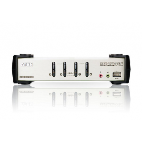 ATEN CS1734B - KVM  /  audio  /  USB switch - 4 x KVM  /  audio  /  USB - 1 local user - desktop - 2
