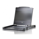 ATEN CL6700MW - KVM console - USB - 17.3" - rack-mountable - 1920 x 1080 Full HD (1080p) @ 60 Hz - 300 cd/m² - 650:1 - 8 ms - HDMI, DVI-D, VGA - black - 1U