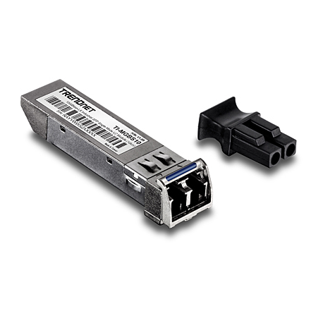 TRENDnet TI-MGBS10 - SFP (mini-GBIC) transceiver module - GigE - 1000Base-LX - LC single-mode - up to 10 km - 1310 nm - 0