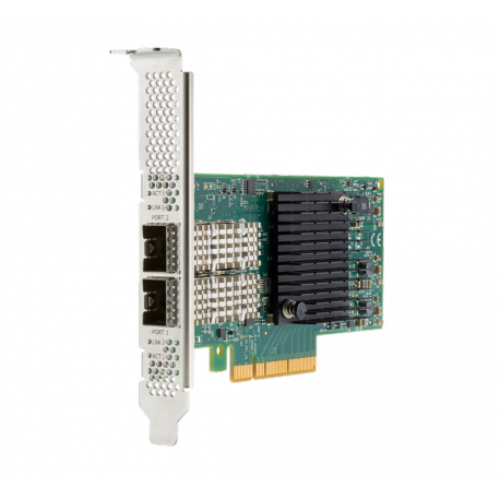 Broadcom BCM57414 - Network adapter - PCIe 3.0 x8 - Gigabit Ethernet  /  10Gb Ethernet  /  25Gb Ethernet SFP28 x 2 - for ProLiant DL20 Gen10, DL325 Gen10, DL360 Gen10, DL380 Gen10, ML30 Gen10, XL220n Gen10 - 0