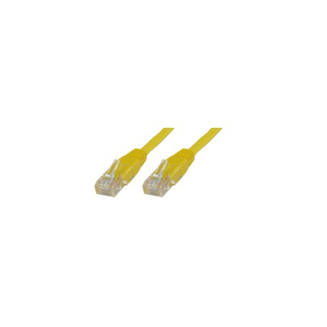 MicroConnect - Network cable - RJ-45 (M) to RJ-45 (M) - 5 m - UTP - CAT 6 - yellow - 0