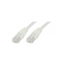 MicroConnect - Network cable - RJ-45 (M) to RJ-45 (M) - 40 cm - UTP - CAT 6 - halogen-free, stranded - white