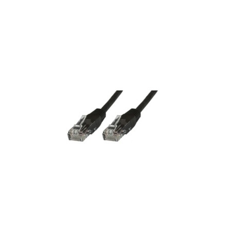 MicroConnect - Network cable - RJ-45 (M) to RJ-45 (M) - 50 cm - UTP - CAT 5e - black - 0