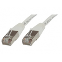 MicroConnect - Network cable - RJ-45 (M) to RJ-45 (M) - 50 cm - FTP - CAT 5e - booted - white