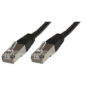 MicroConnect - Network cable - RJ-45 (M) to RJ-45 (M) - 25 cm - FTP - CAT 6 - booted - black