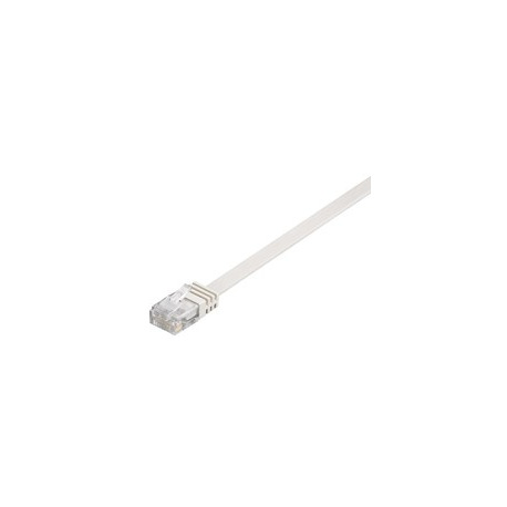 MicroConnect - Network cable - RJ-45 (M) to RJ-45 (M) - 1.5 m - UTP - CAT 6 - stranded, flat - white - 0