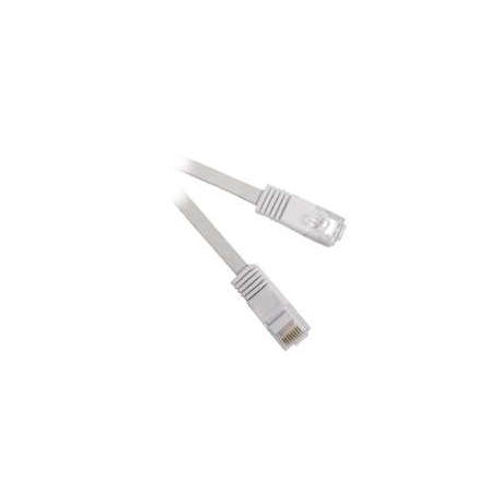 MicroConnect UltraFlat - Network cable - RJ-45 (M) to RJ-45 (M) - 1 m - UTP - CAT 6 - flat - white - 0