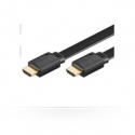 MicroConnect - HDMI cable - HDMI male to HDMI male - 3 m - flat