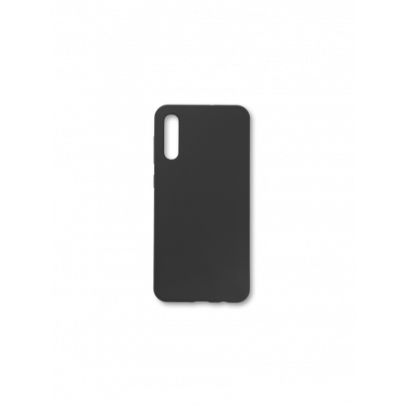 eSTUFF - Back cover for mobile phone - silicone - black - for Samsung Galaxy A50 - 0