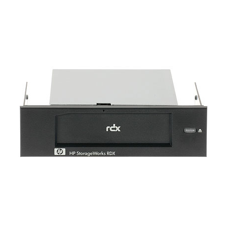 HPE RDX Removable Disk Backup System - Disk drive - RDX cartridge - SuperSpeed USB 3.0 - internal - 5.25" - with 500 GB Cartridge - for ProLiant DL360 G7, DL360p Gen8, MicroServer Gen8 - 0