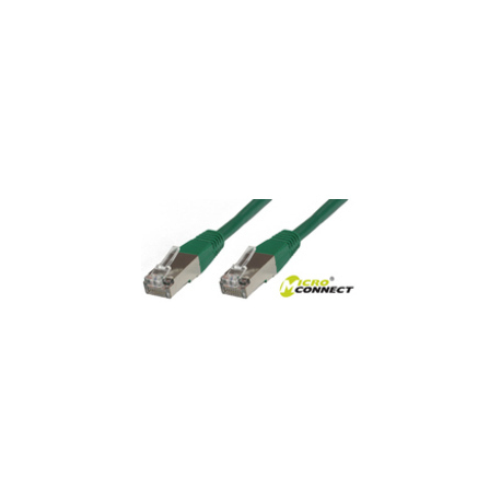 MicroConnect - Network cable - RJ-45 (M) to RJ-45 (M) - 3 m - screened shielded twisted pair (SSTP) - CAT 6 - halogen-free, stranded - green - 0