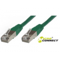 MicroConnect - Network cable - RJ-45 (M) to RJ-45 (M) - 3 m - screened shielded twisted pair (SSTP) - CAT 6 - halogen-free, stranded - green