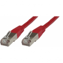 MicroConnect - Network cable - RJ-45 (M) to RJ-45 (M) - 10 m - screened shielded twisted pair (SSTP) - CAT 6 - halogen-free, stranded - red
