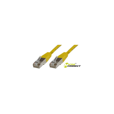 MicroConnect - Network cable - RJ-45 (M) to RJ-45 (M) - 15 m - screened shielded twisted pair (SSTP) - CAT 6 - halogen-free, stranded - yellow - 0